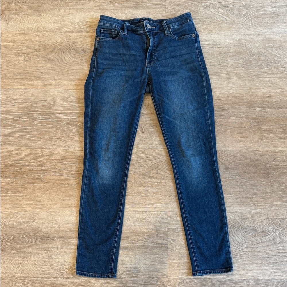 Lucky Brand Women's Mid Rise Hayden Skinny Jean - Dark Blue
